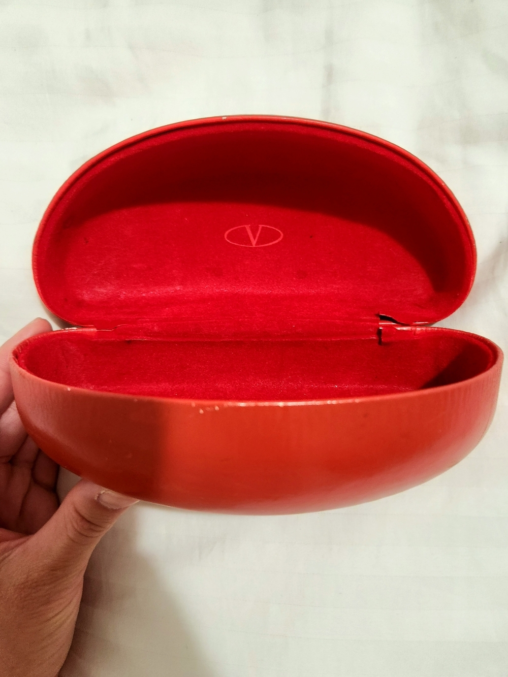 Valentino Red Sunglasses Case